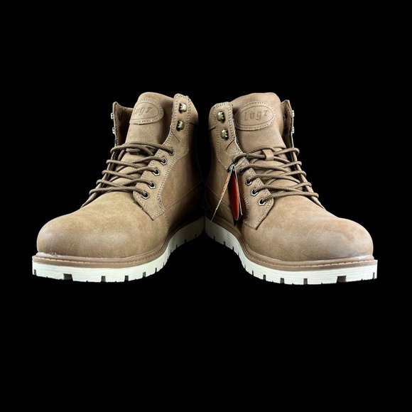 Lugz Men's Bedrock Hi Fashion Dark Tan Bone Boot Sizes 8 - 10.5 - Picture 8 of 9